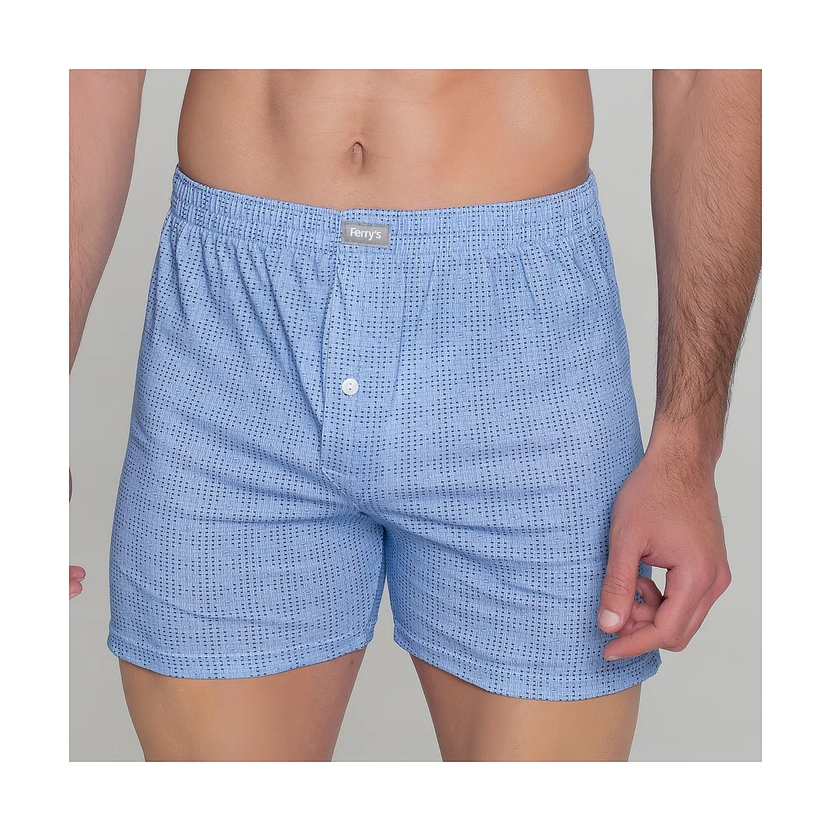 411 PACK 2 BLUE PRINTED BOXERS