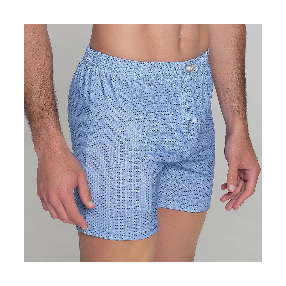 411 PACK 2 BLUE PRINTED BOXERS