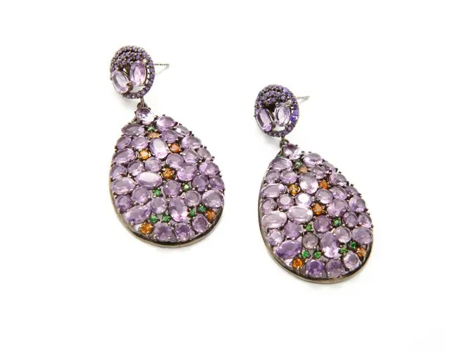 Autre Marque MAISON DES TRESORS Pendientes Plata 