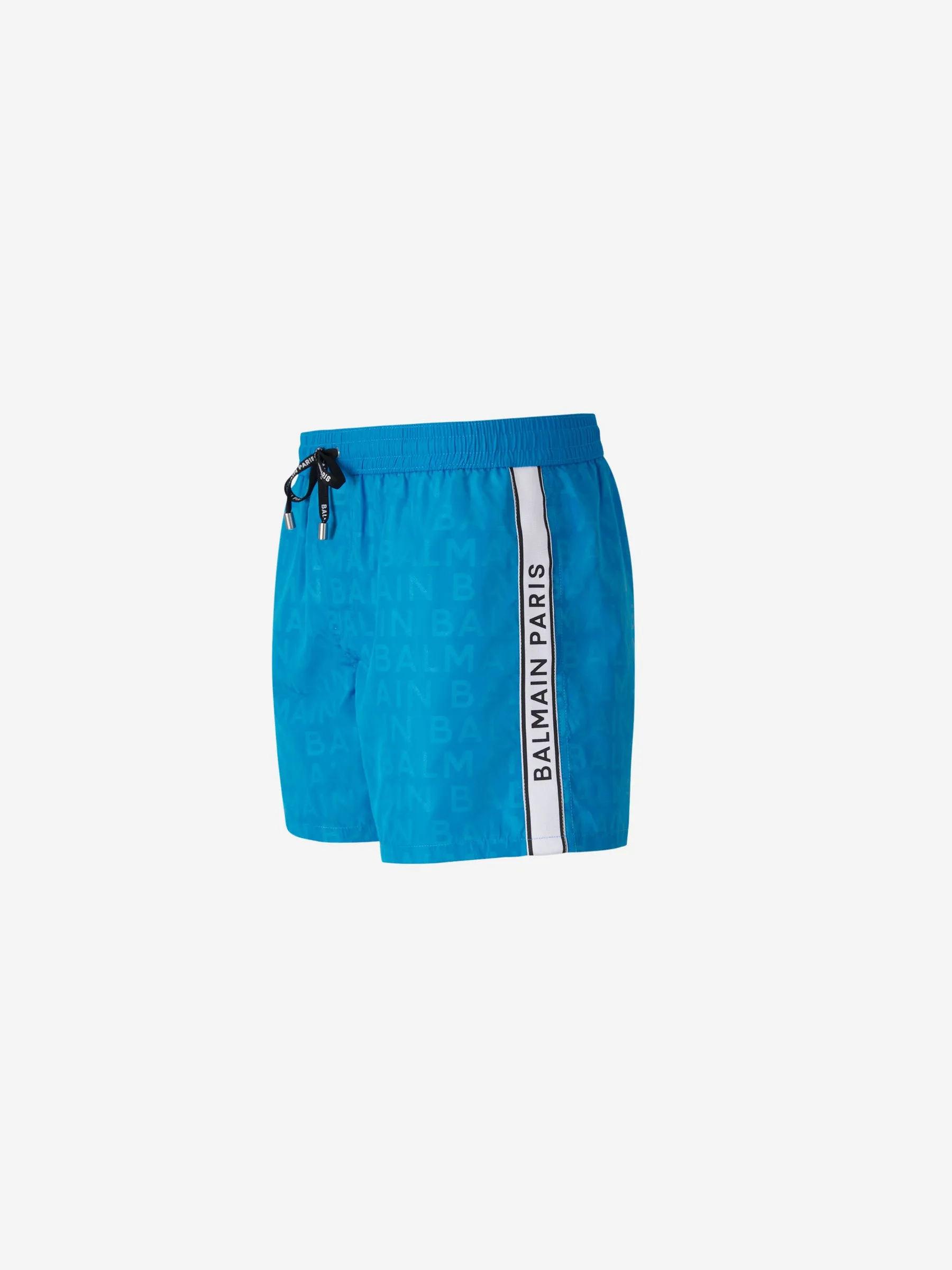 Balmain Bañador Detalle Franjas