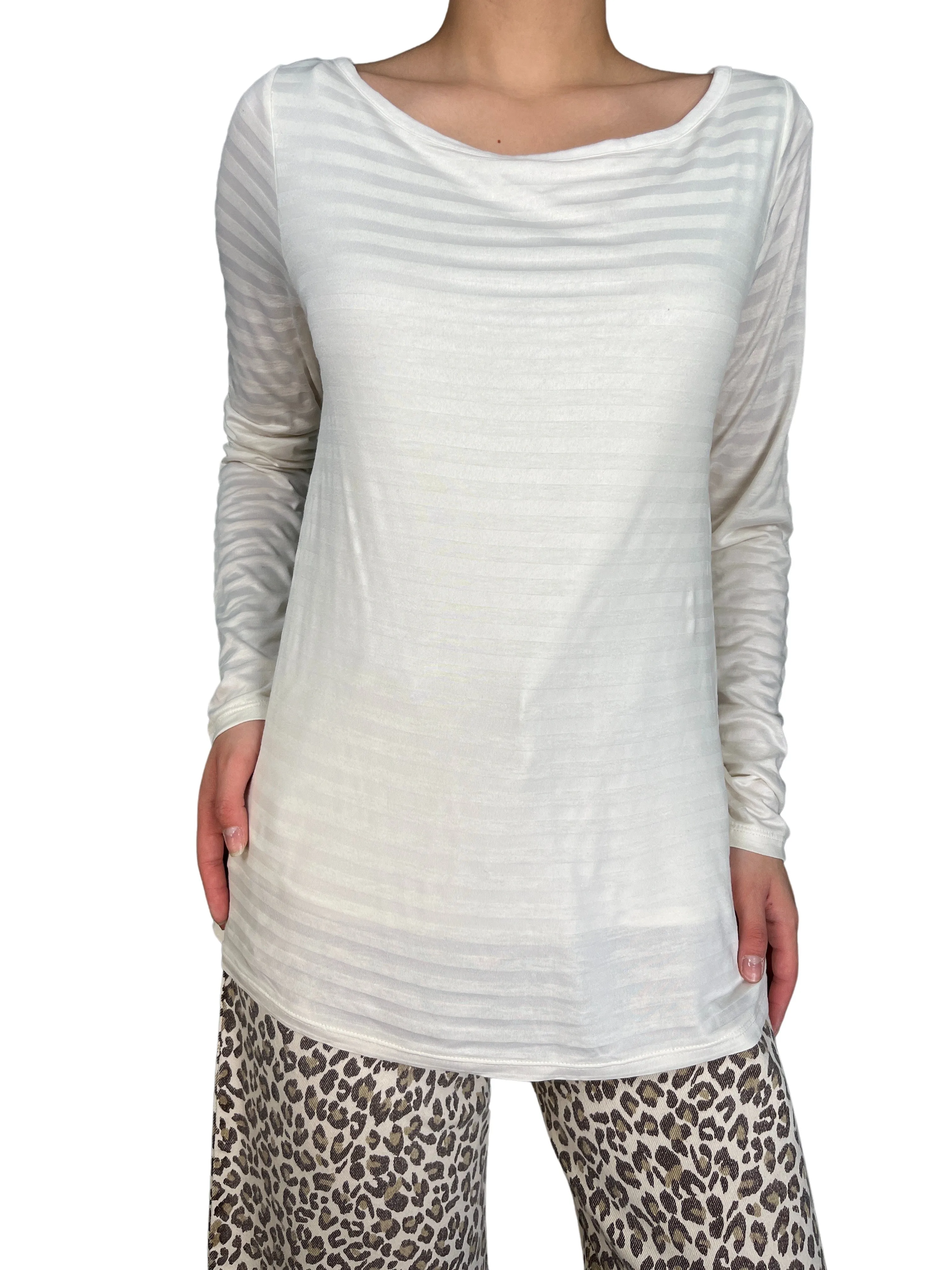 BANANA REPUBLIC Polera Rayas Viscosa