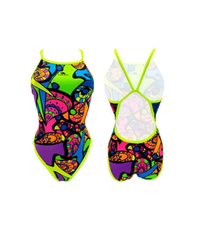 Bañador de Natación Turbo 'Revolution' Hippy-Hey Mujer Rosa