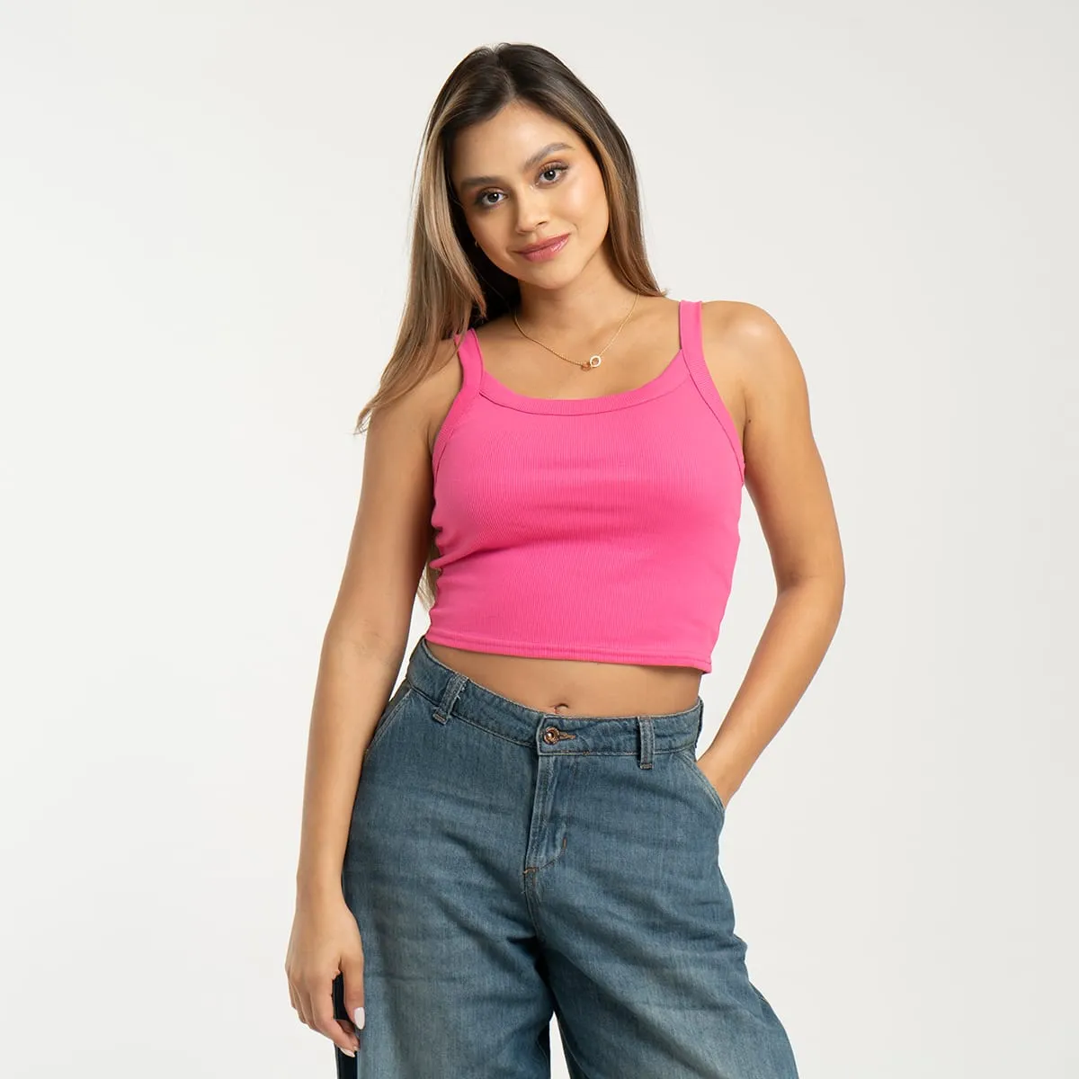 Blusa Crop Manga Sisa Bombom