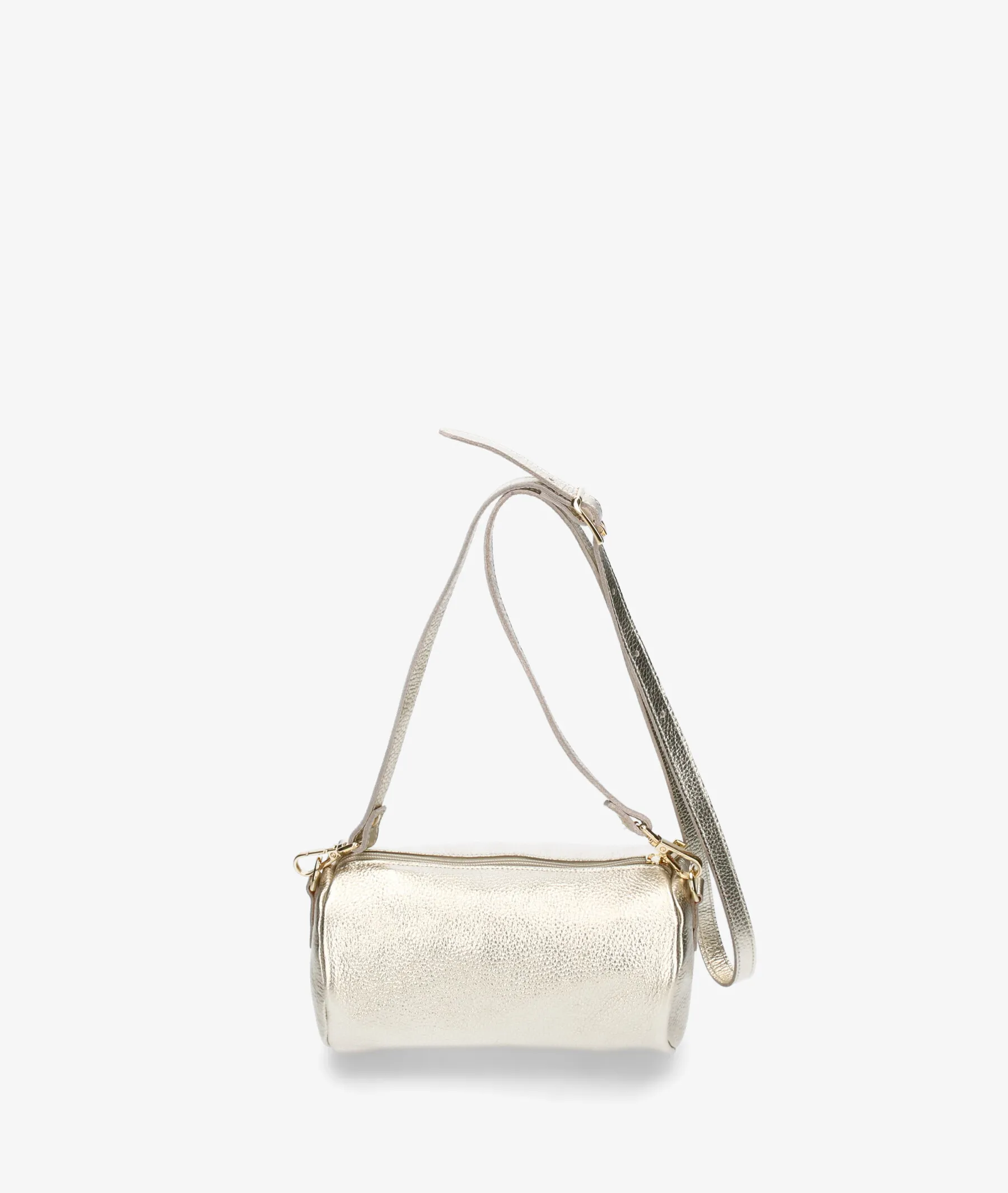 Bolso de piel bloom&you BLOOM CYLINDER en platino  Medidas 21 x 16 x 10 cmts