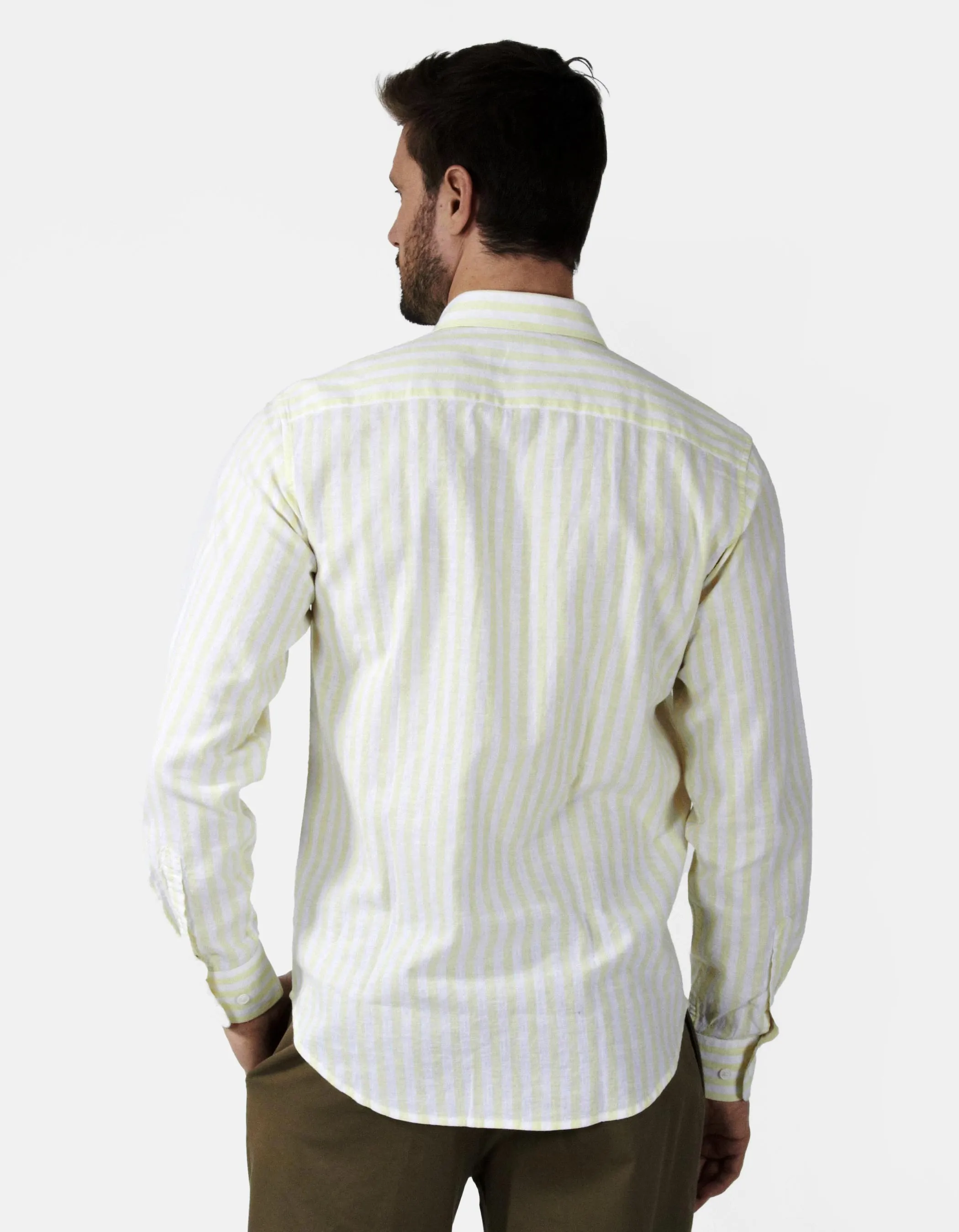 Camisa de rayas anchas