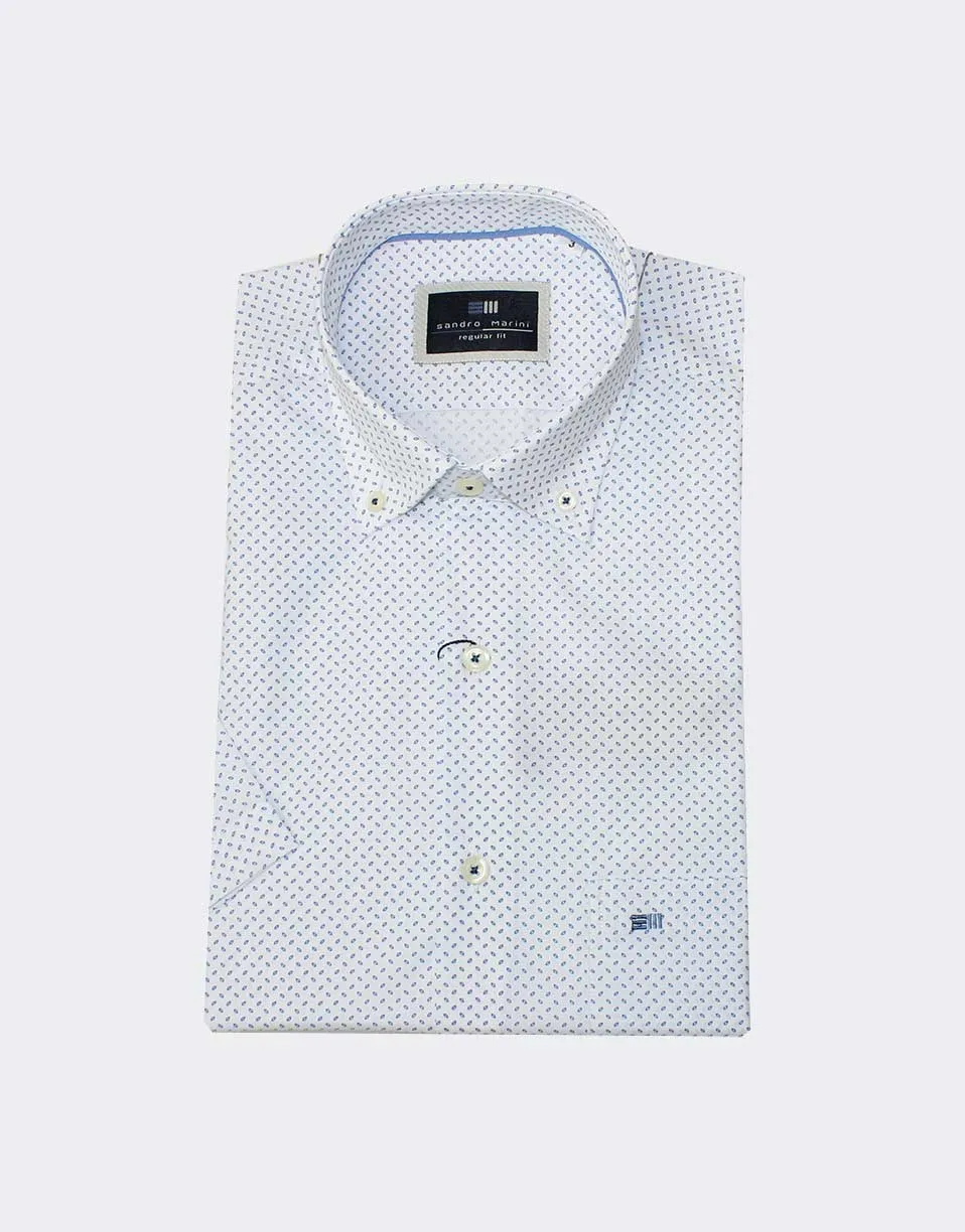Camisa hombre MANGA CORTA estampado pequeño