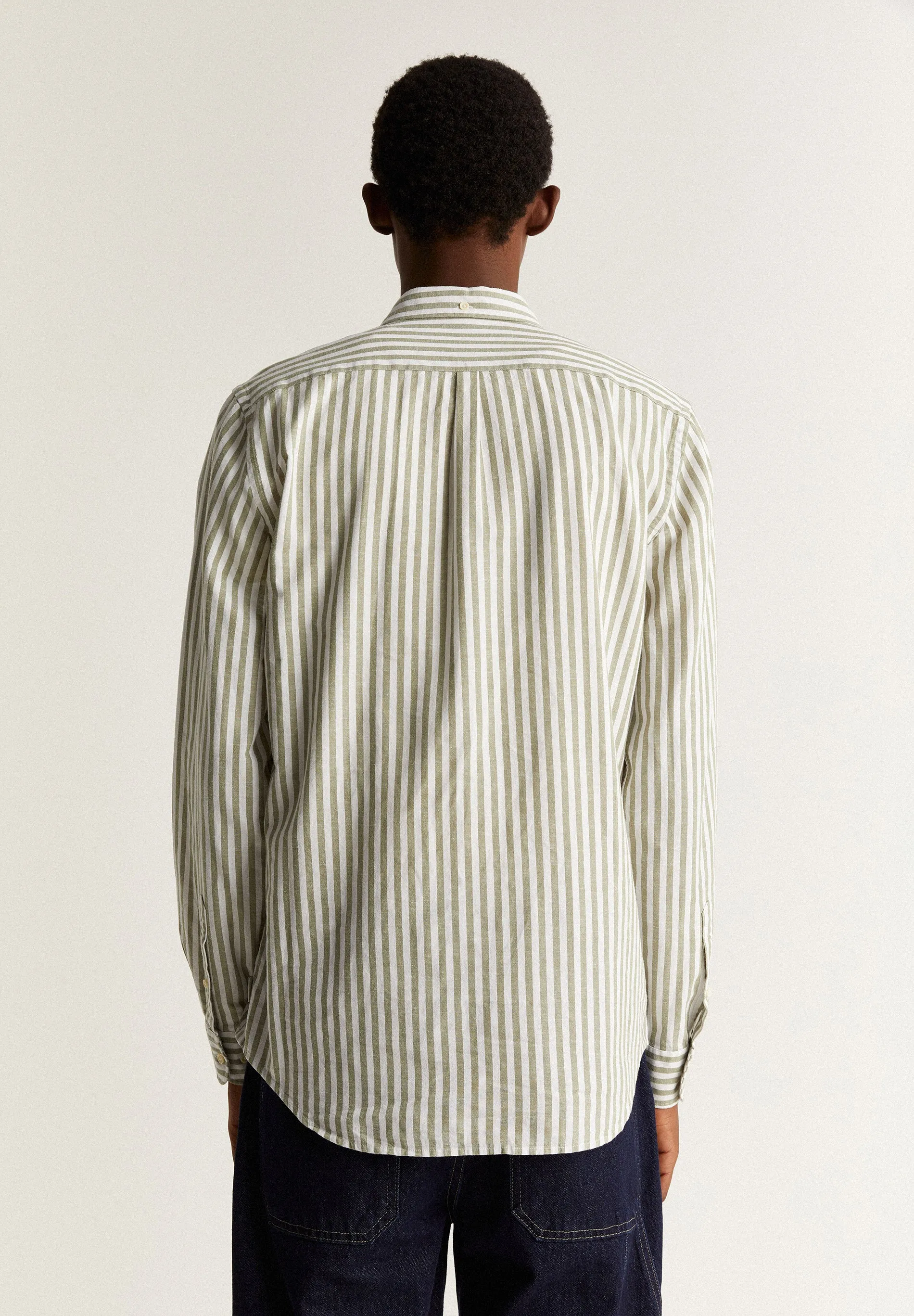 CAMISA RAYAS CUELLO BOTONES