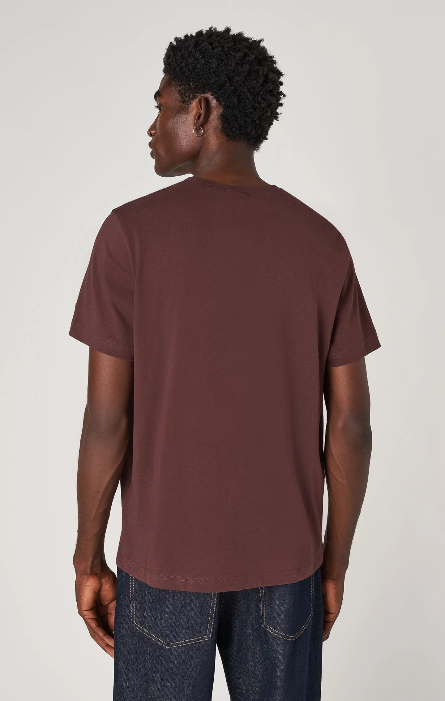 Camiseta de cuello redondo Reverse Weave