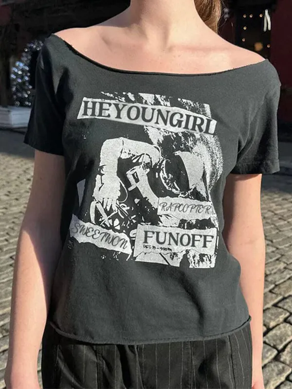 Camiseta de manga corta de calle