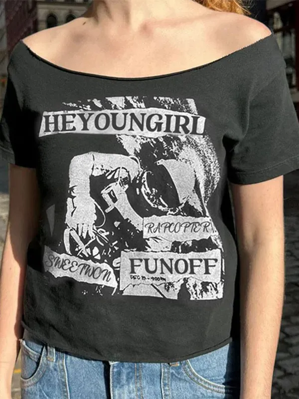 Camiseta de manga corta de calle