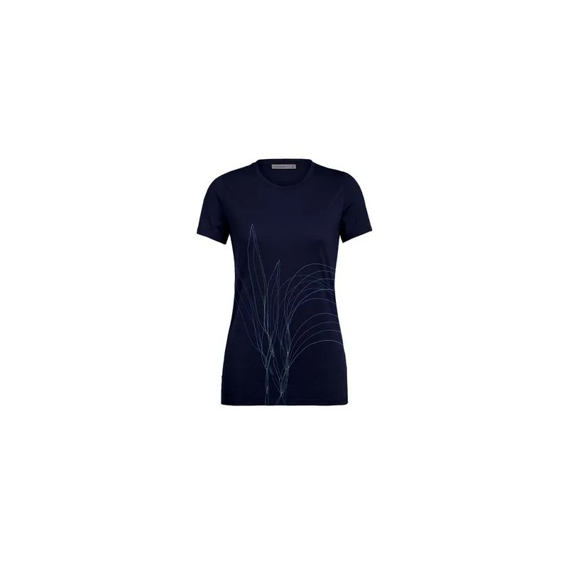 Camiseta de manga corta Icebreaker Spector Crewe Tbc (Midnight Navy) mujer