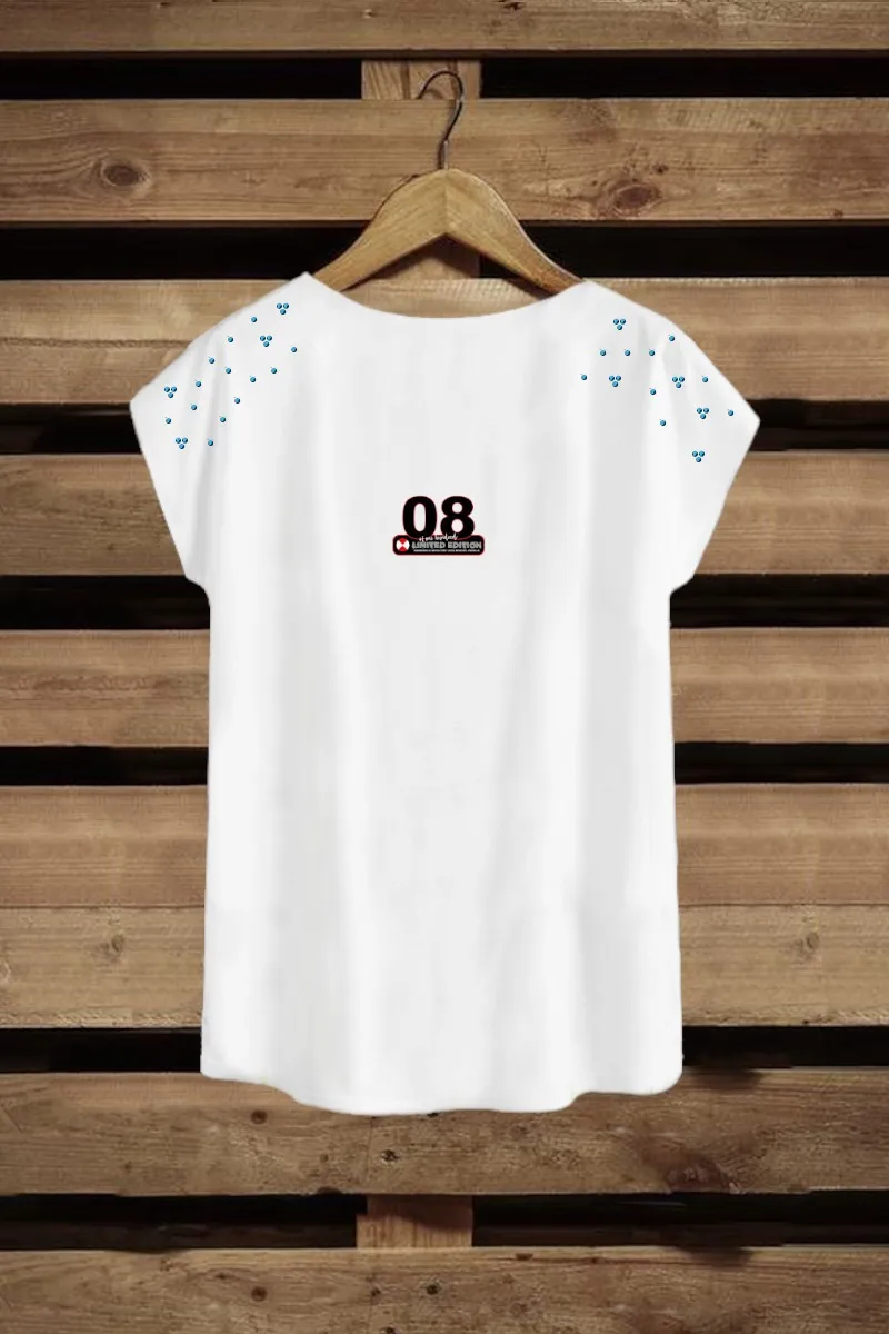 Camiseta de mujer LENNY blanca