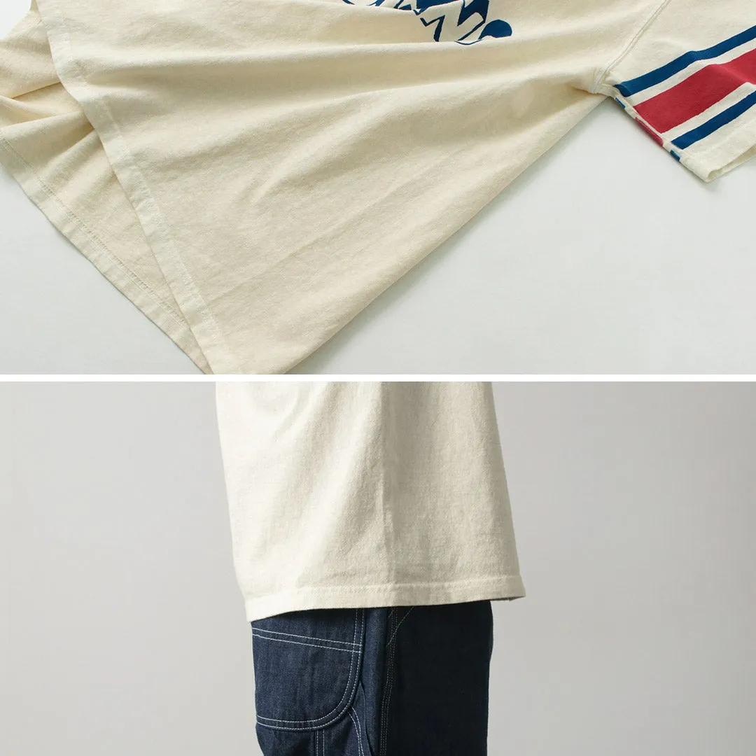 Camiseta de S / S de la manga buena / manga vintage