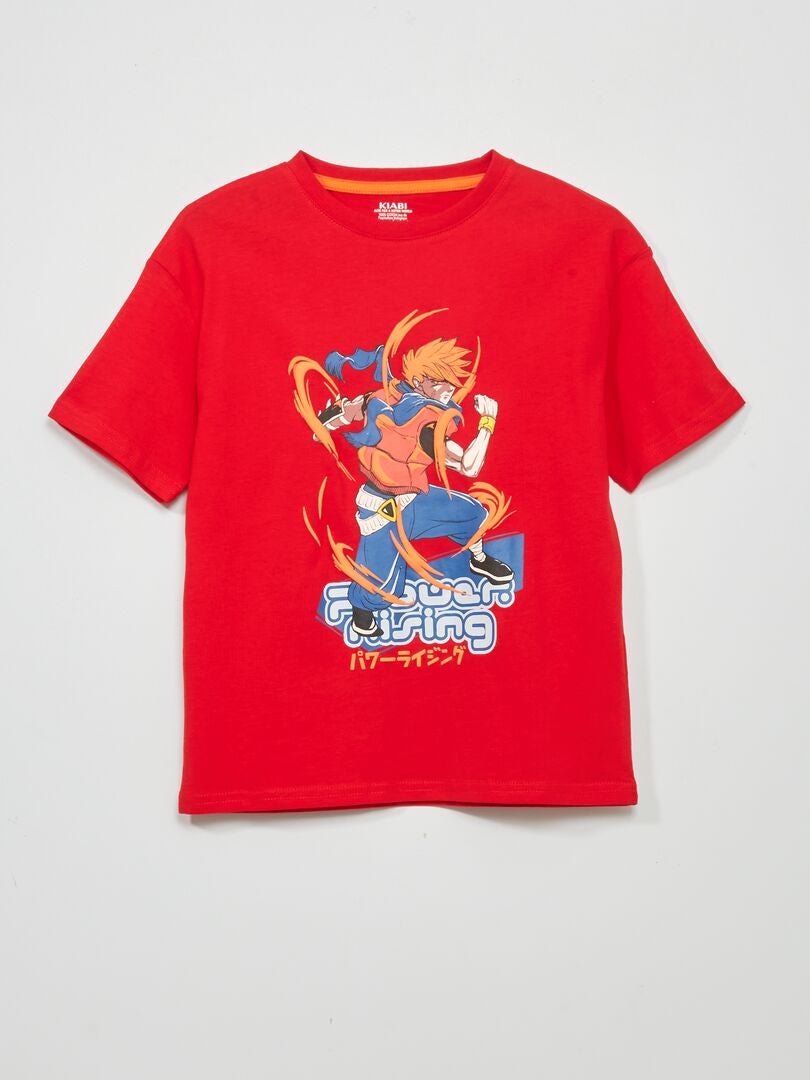 CAMISETA ESTAMPADA 'JAPóN'  ROJO