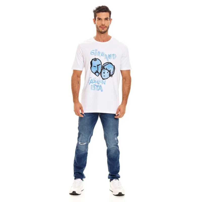 Camiseta Maga Corta Para Hombre Girbaud
