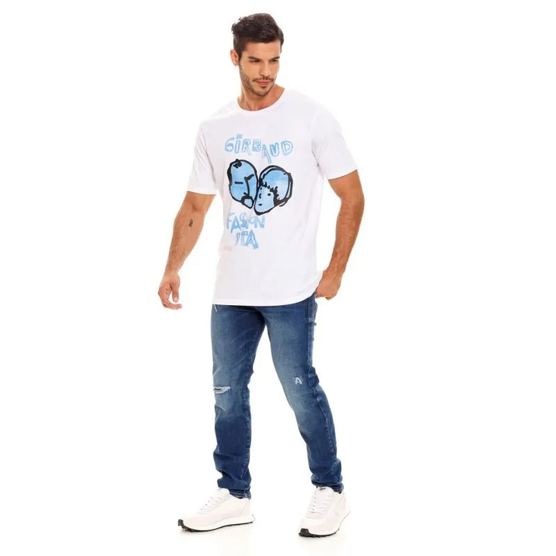Camiseta Maga Corta Para Hombre Girbaud