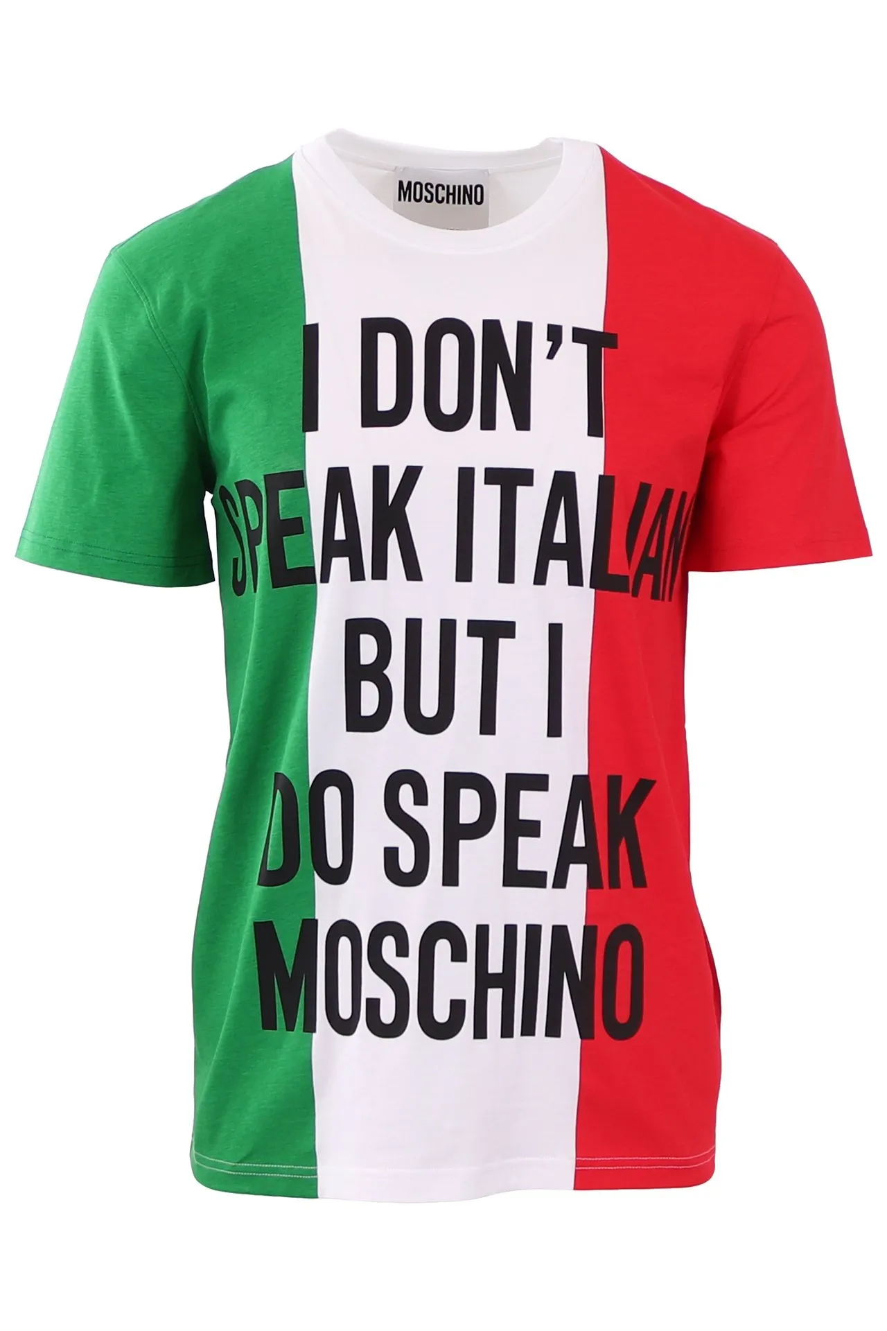 Camiseta Moschino Couture colores de Italia