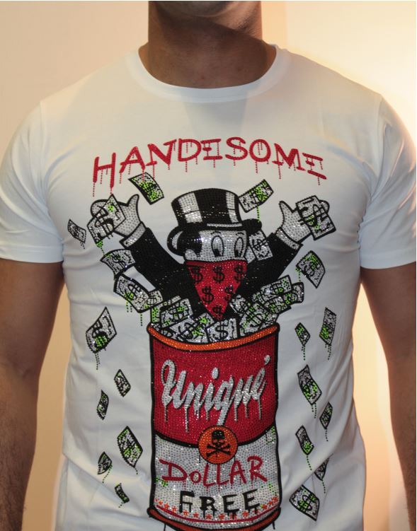 CAMISETA ORIGINAL HOMBRE LOWCOSTMANIA 5640 BLANCO