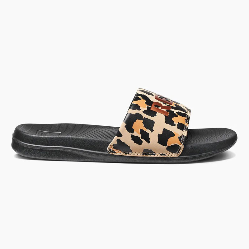 Chanclas Reef: W Reef One Slide (Classic Leopard)