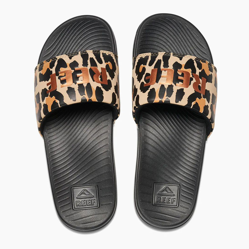 Chanclas Reef: W Reef One Slide (Classic Leopard)