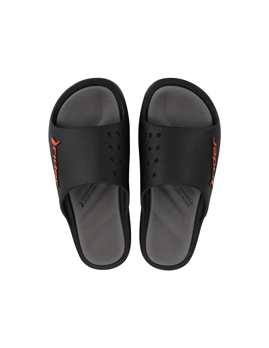 Chanclas Rider Bay Xii Negro Hombre