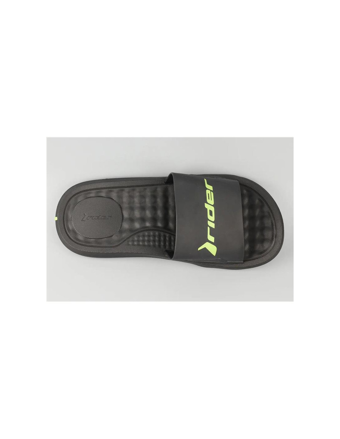 Chanclas Rider Step Slide Hombre Negro/Verde