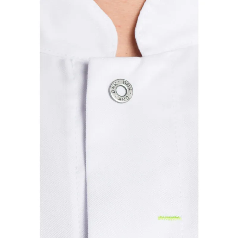 CHAQUETA BLANCA CABALLERO PESPUNTE PISTACHO  OFERTA