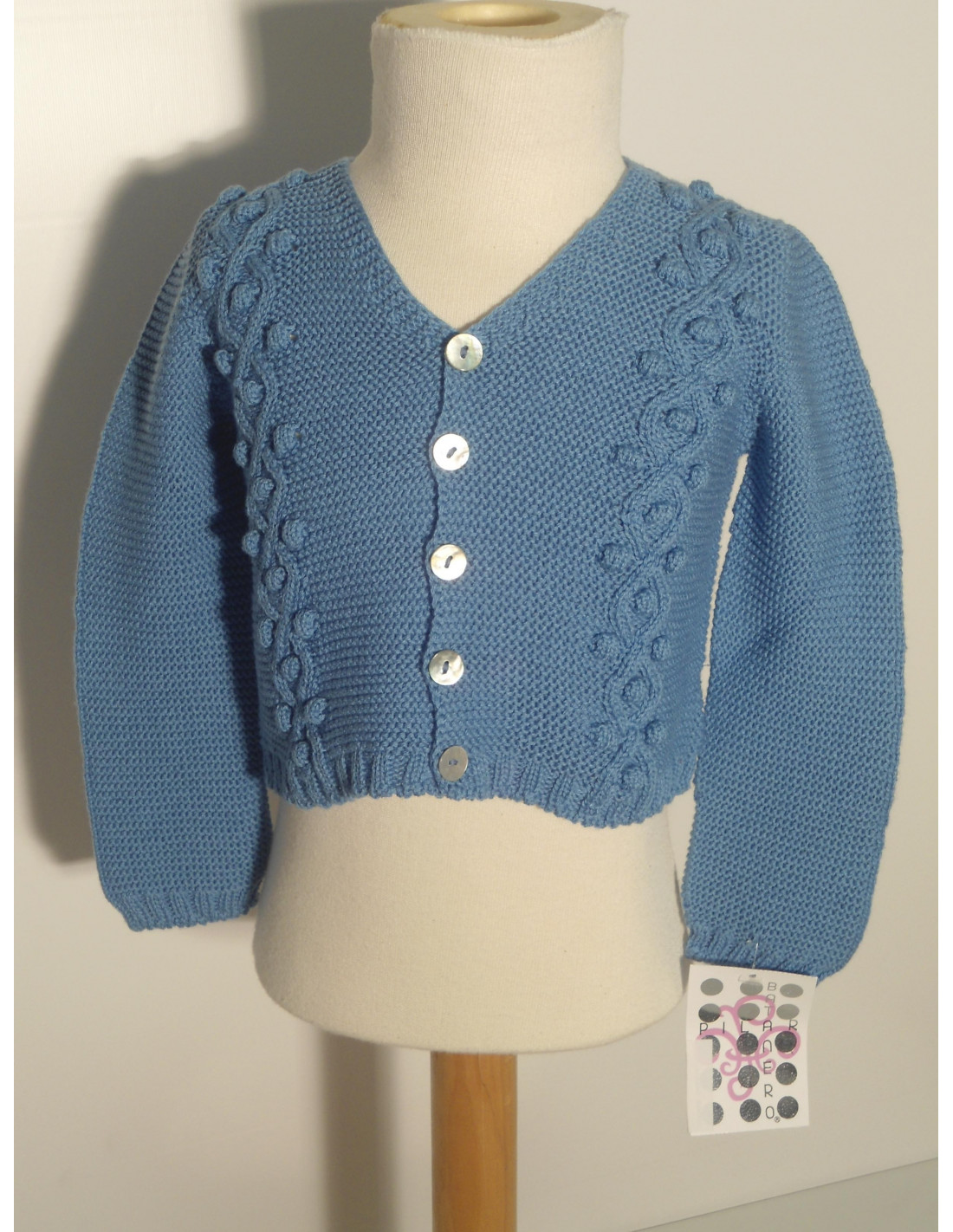 Chaqueta niño larga topo Pilar Batanero