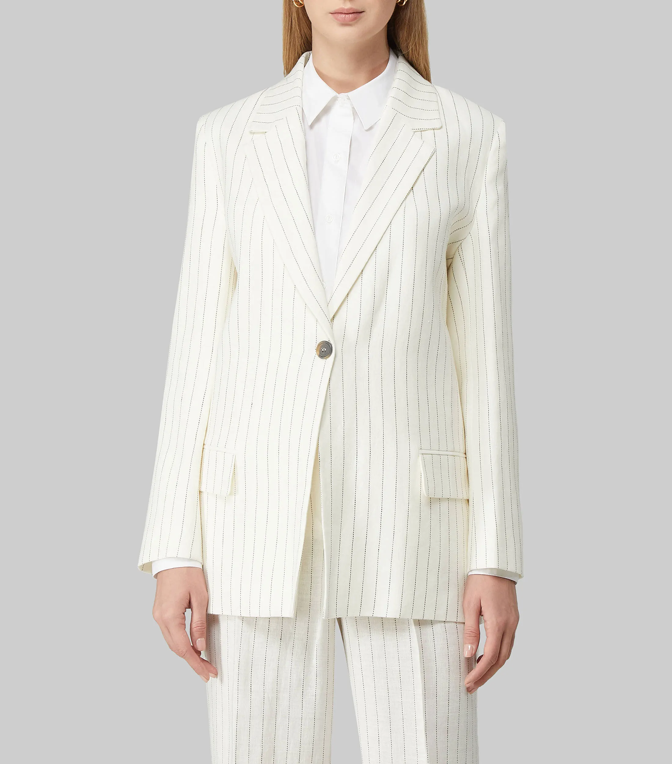 Chester & Peck Saco con rayas Mujer