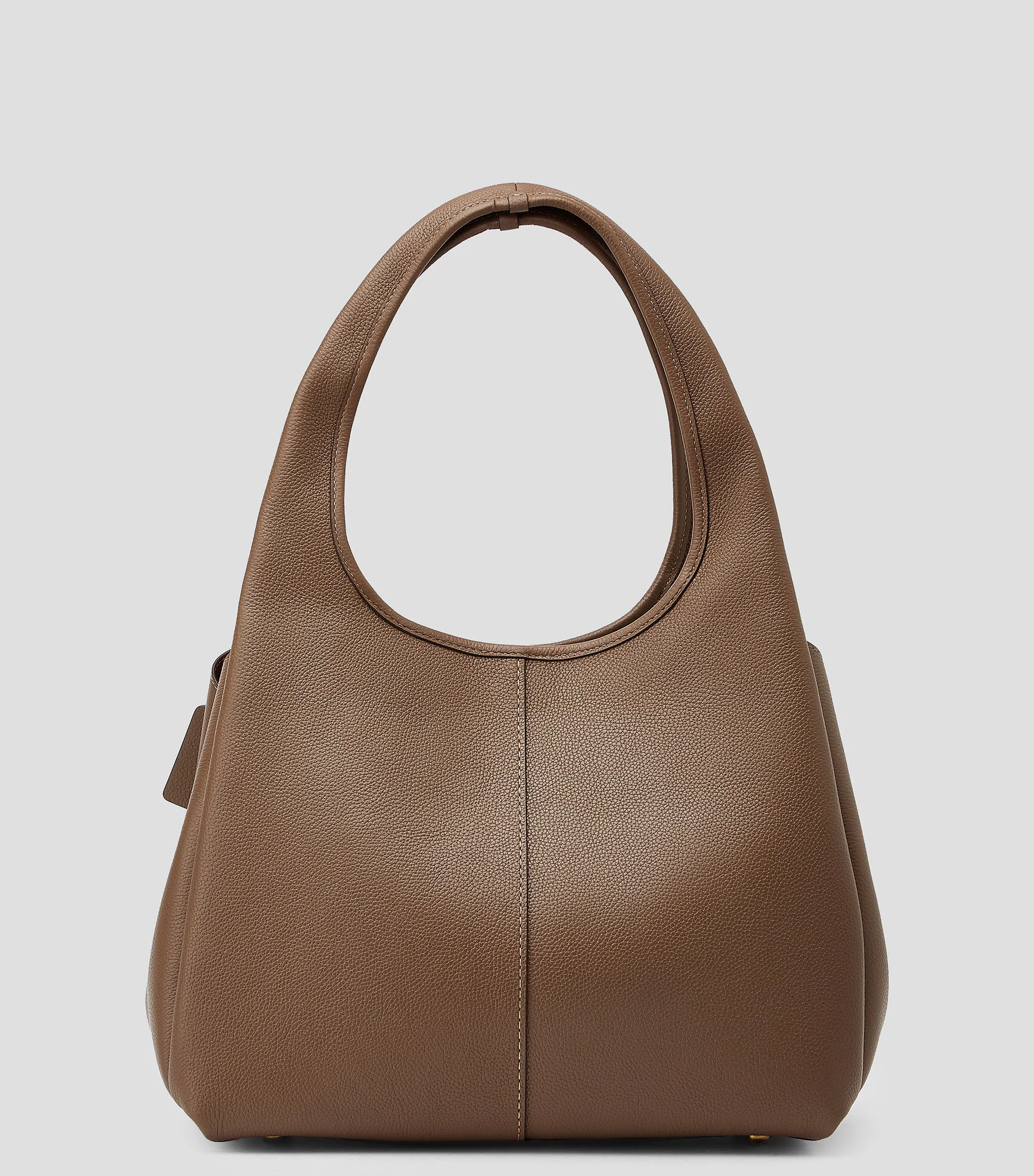 Coach Bolso hobo marrón en piel Hadley liso Mujer