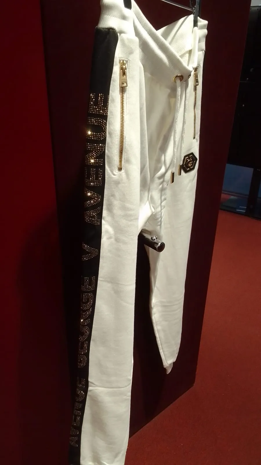 CONJUNTO GEORGE V  GV1012 WHT/GOLD