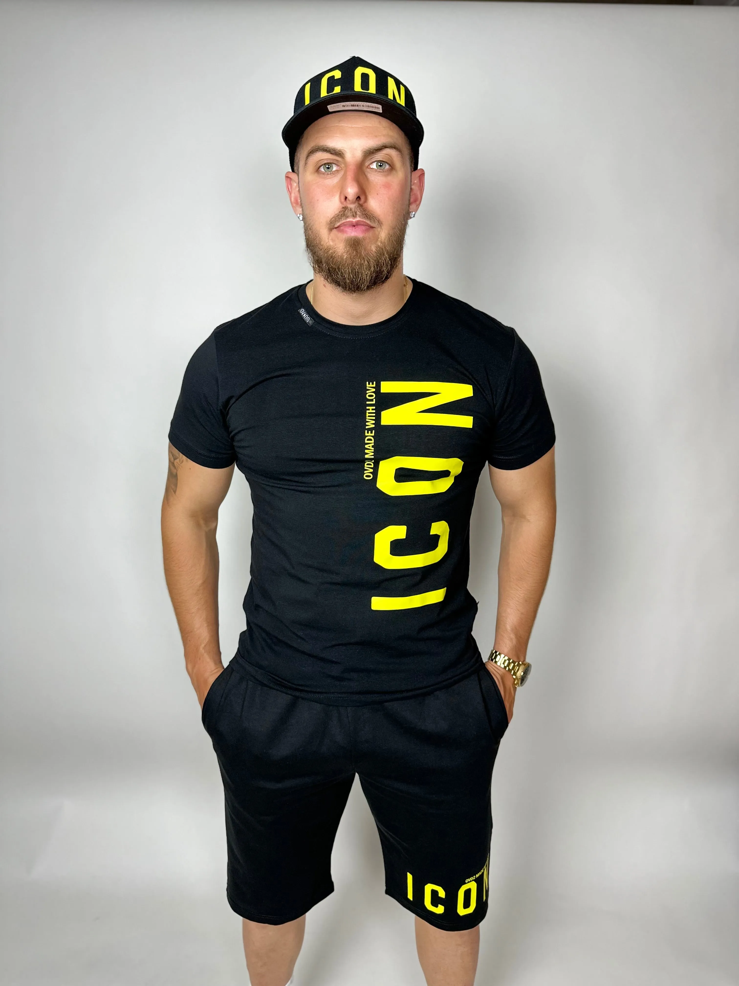 CONJUNTO OVDS  21088VERTI NEGRO/AMARILLO