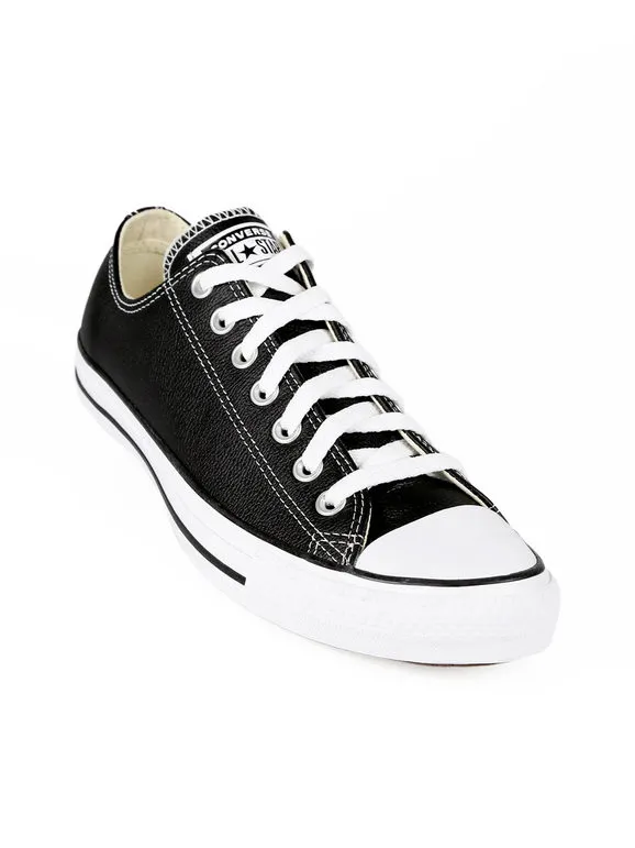 Converse Zapatillas de cuero para hombre Chuck Taylor All Star