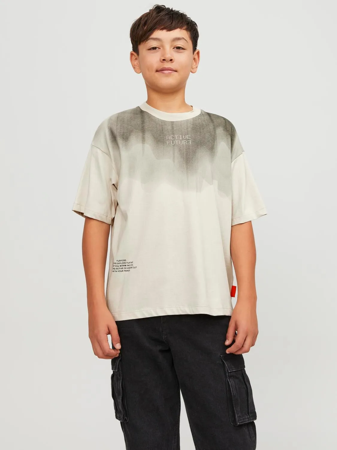 Estampado Camiseta Junior | Beige | Jack & Jones®