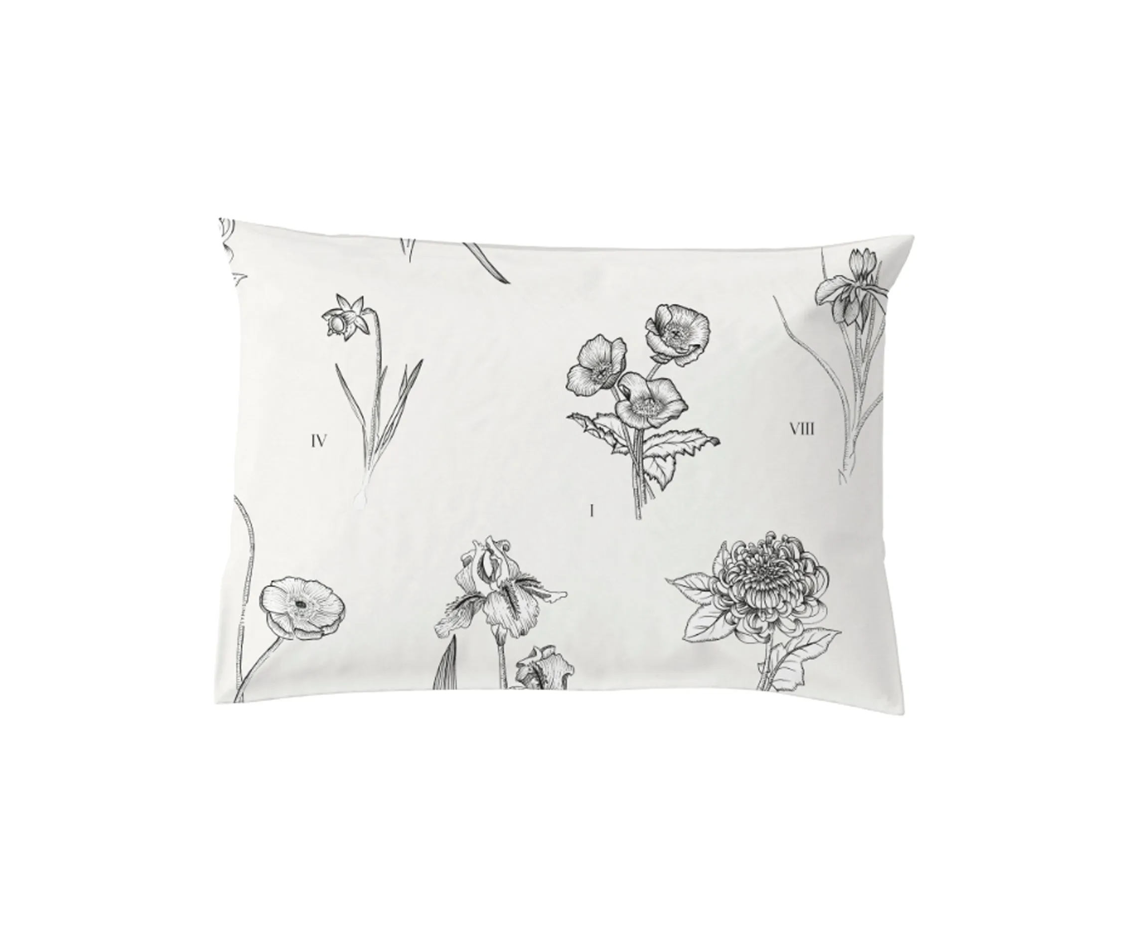 Funda Almohada Flores SINMAS CUADRANTE 60X60+5CM
