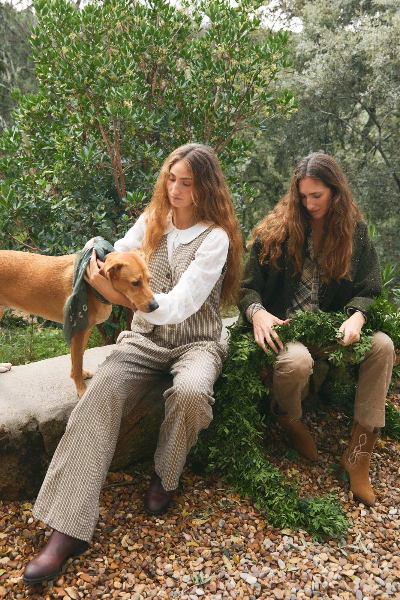 Hoss Intropia Paola. Pantalón amplio de rayas
