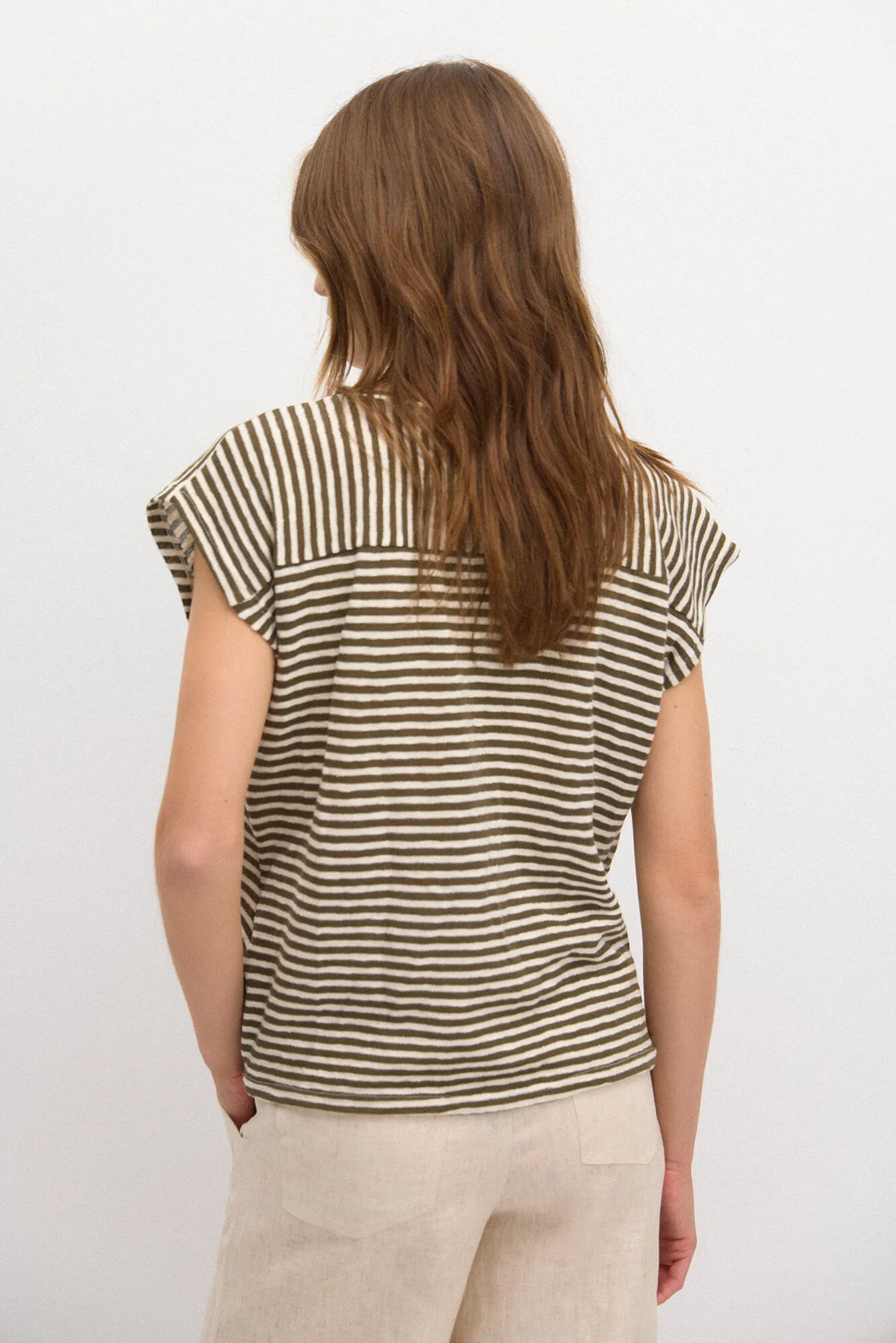 Hoss Intropia Troya. Camiseta de rayas