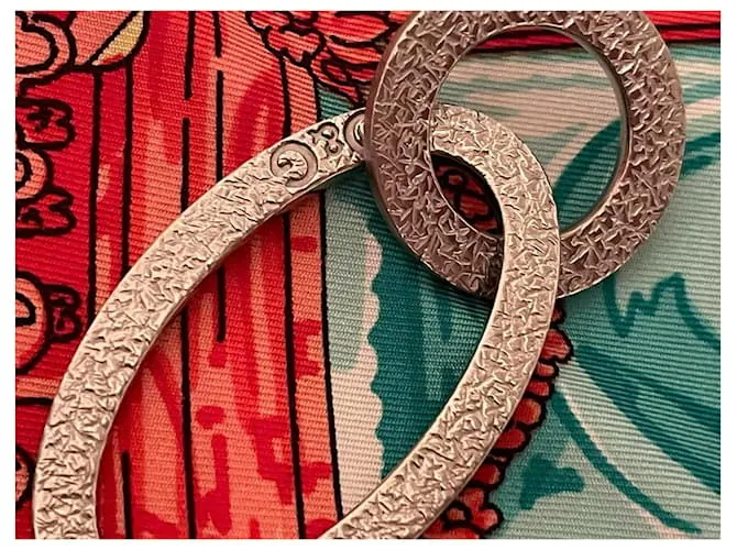 Impresionantes pendientes DOLCE & GABBANA Wisp DJ0823 Geométrico Plata 