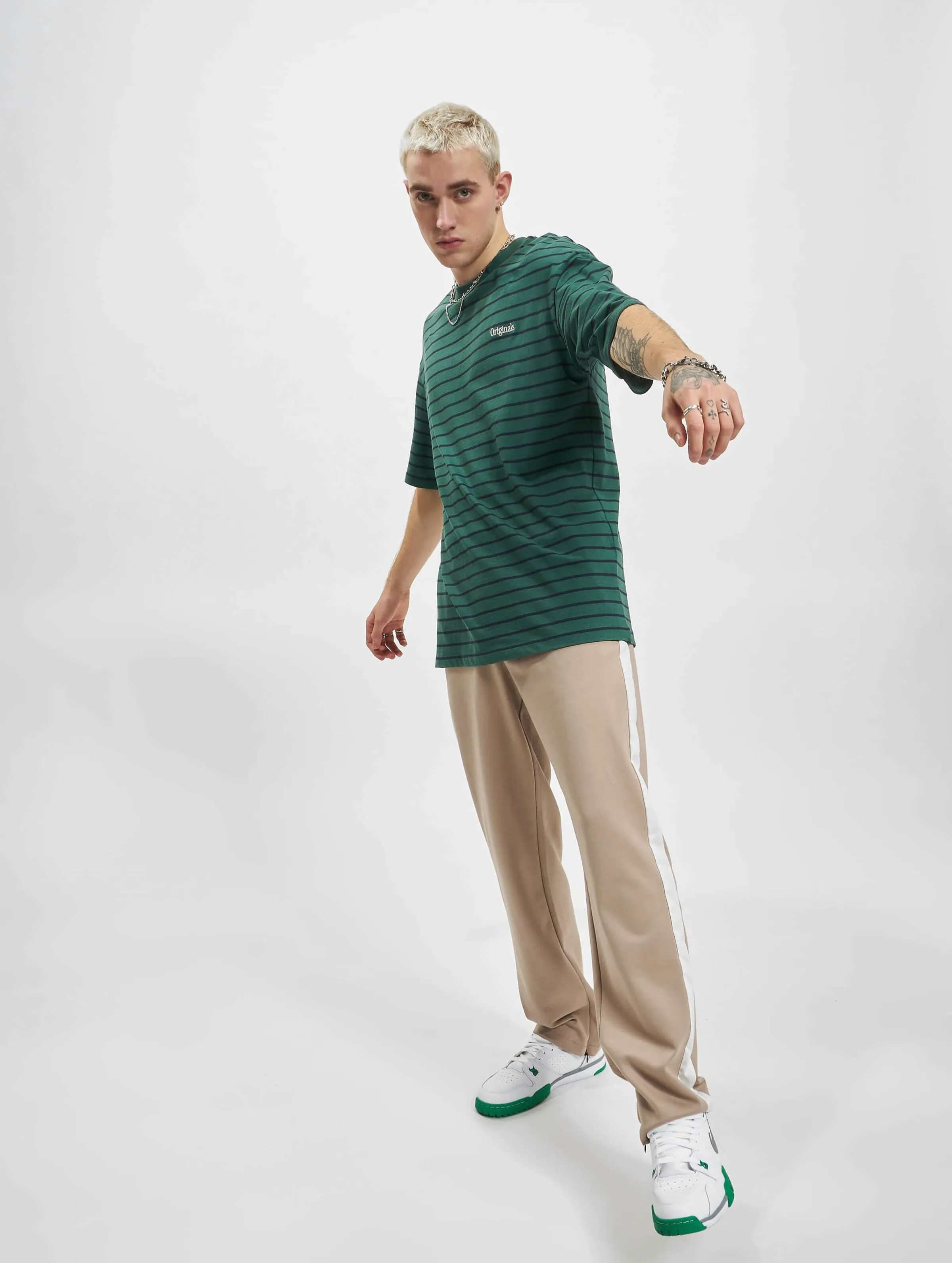 Jack & Jones Harlow Stripe Ringer Crew Neck