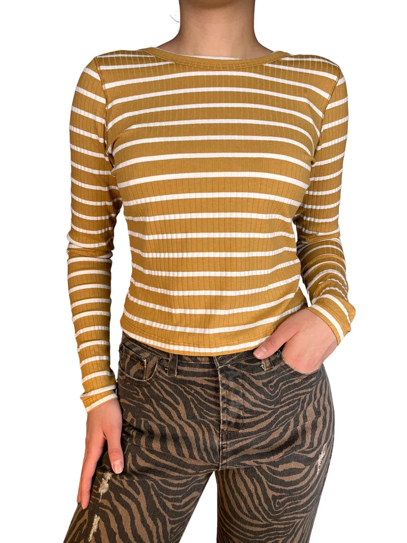 JAZMIN CHEBAR Polera Viscosa Rayas