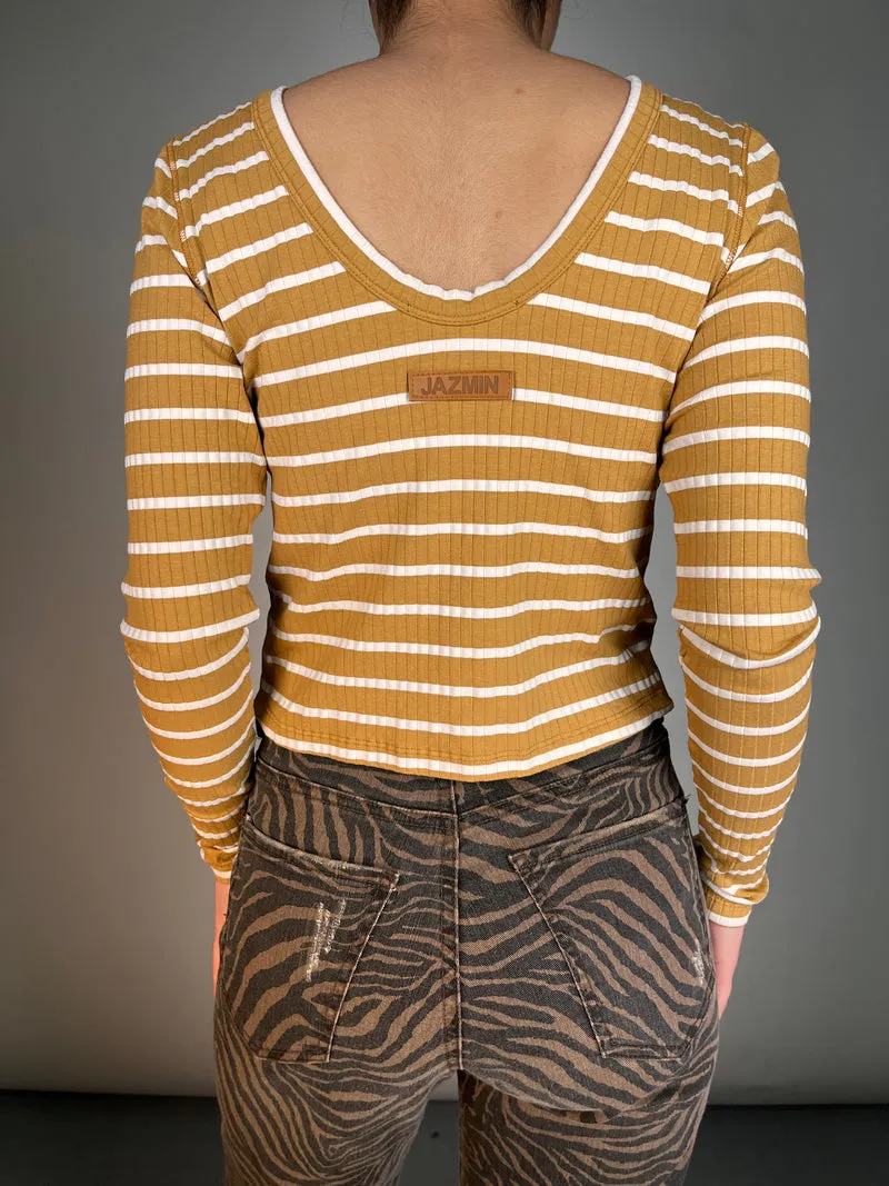 JAZMIN CHEBAR Polera Viscosa Rayas