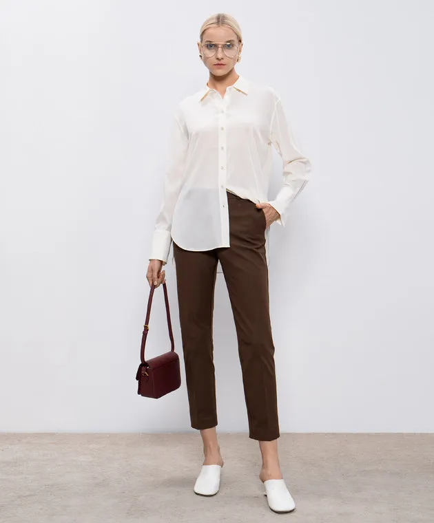JOSEPH Beige silk blouse
