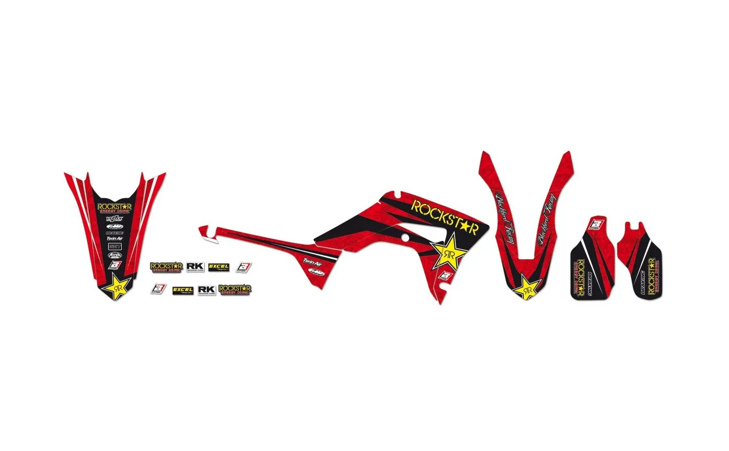 Kits de gráficos Rockstar Blackbird Racing /43025053/