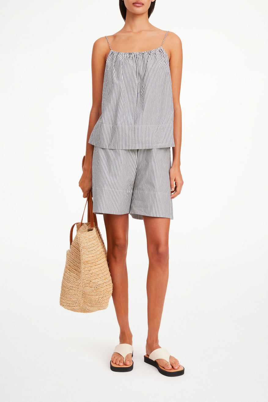 Leonnes Top in Navy Stripe