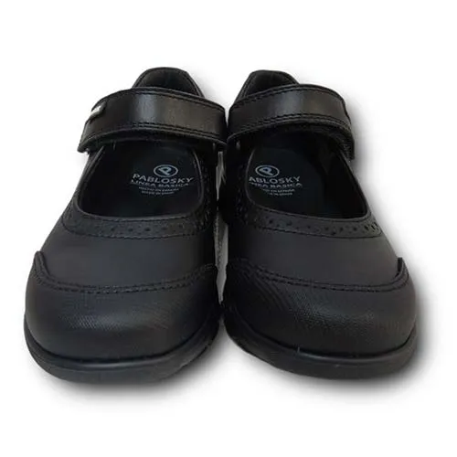 Merceditas Colegial Pablosky 334110 NEGRO CORDONETS