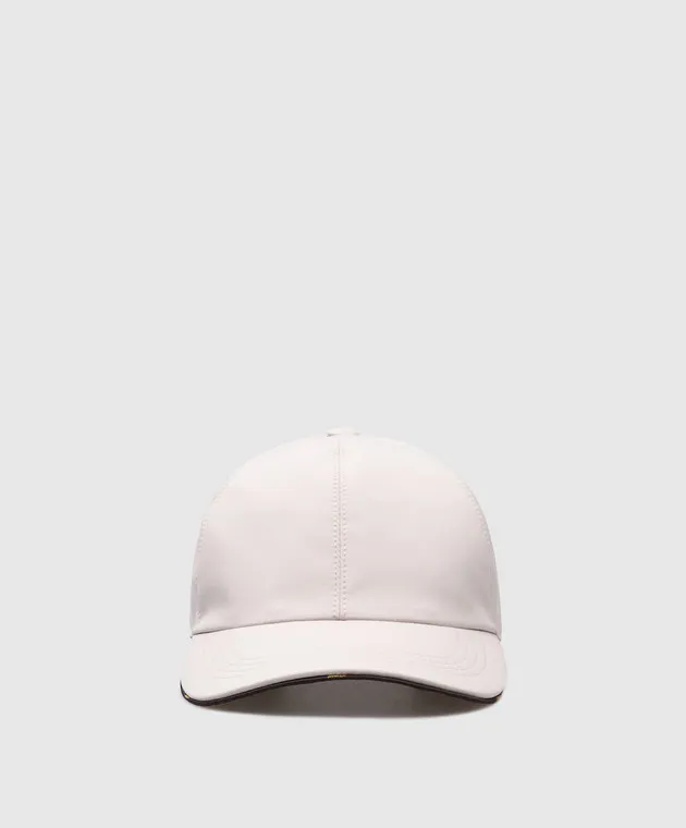 MOORER BEIGE CAP ROBINSONSTP WITH LOGO