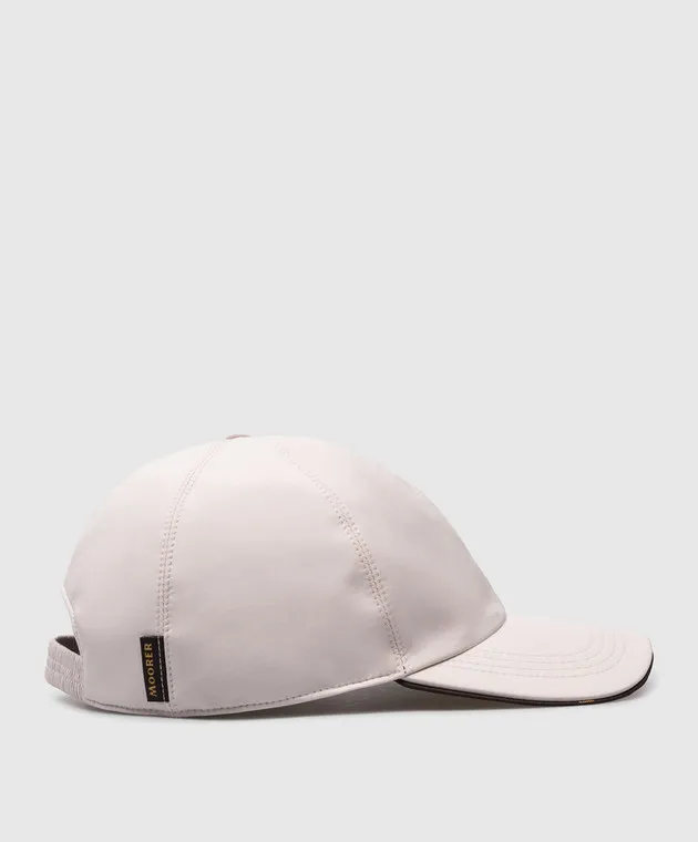 MOORER BEIGE CAP ROBINSONSTP WITH LOGO