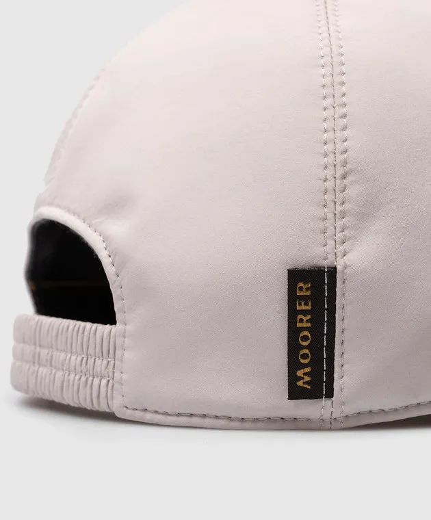 MOORER BEIGE CAP ROBINSONSTP WITH LOGO