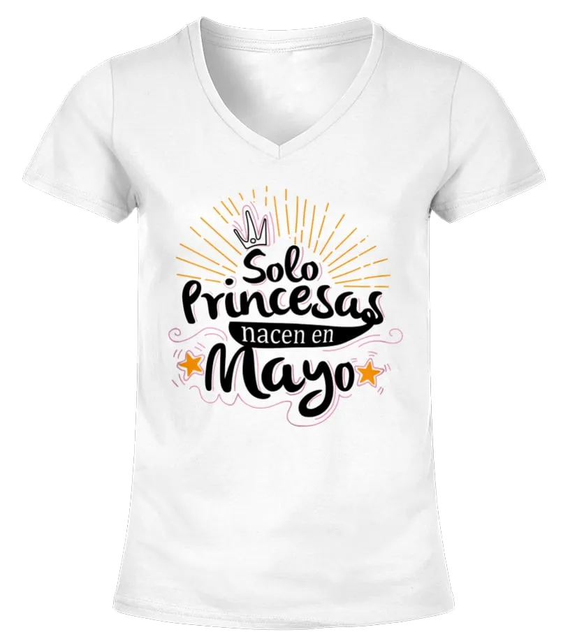 Mujer de Julio nacio en mi corazon en la manga fuego en mi alma y una boca incontrolable Camiseta cuello pico Mujer