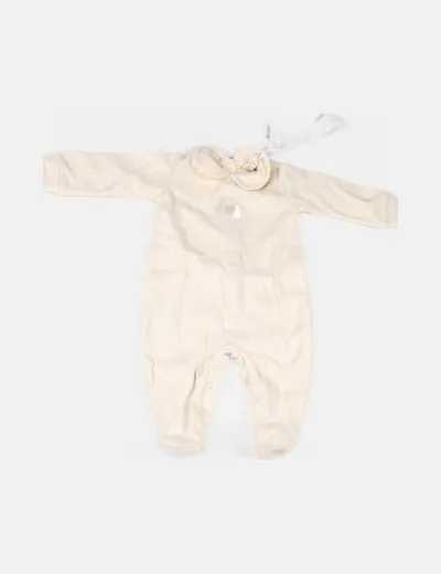 Naturapura Pijama terciopelo beige